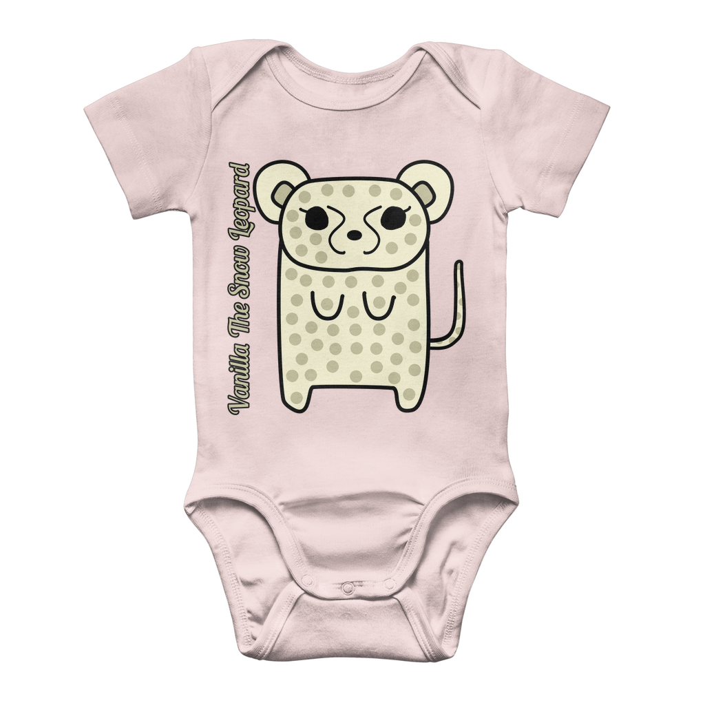 Vanilla The Snow Leopard - Classic Baby Bodysuit