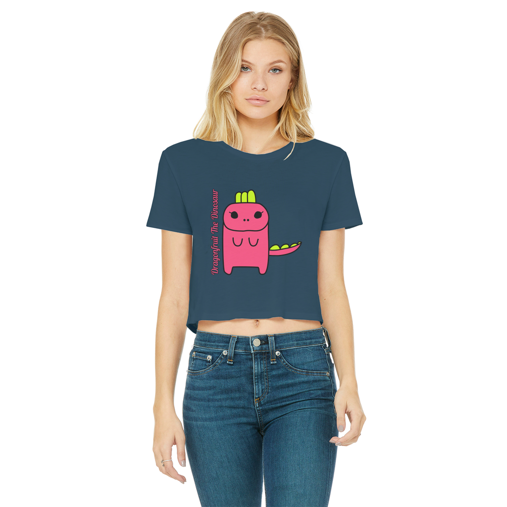 Dragonfruit The Dinosaur - Women's Cropped Top