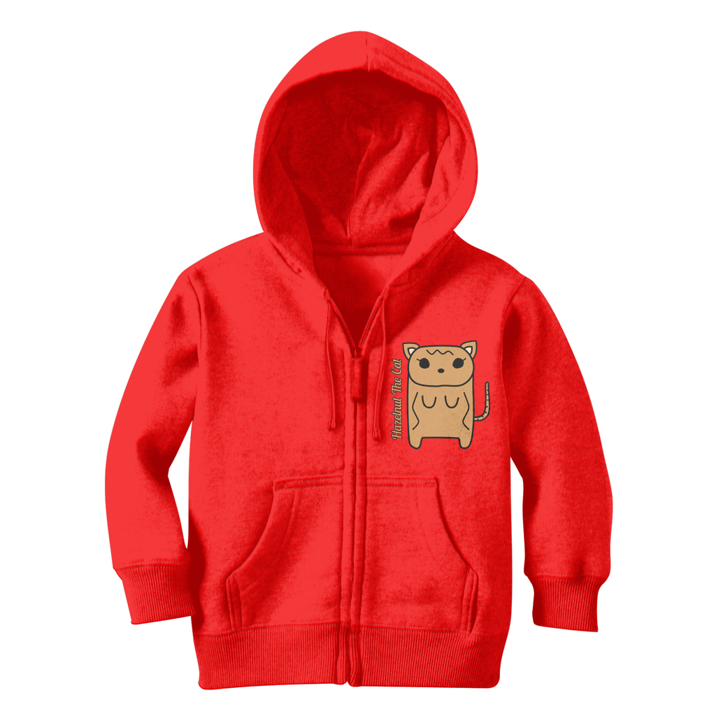 Hazelnut The Cat - Classic Kids Zip Hoodie