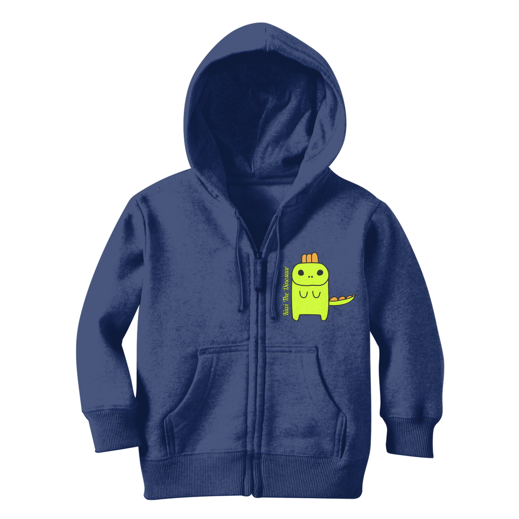 Kiwi The Dinosaur - Classic Kids Zip Hoodie