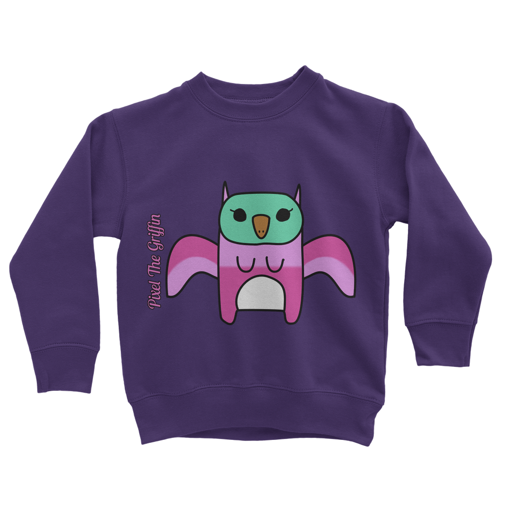 Pixel The Griffin - Classic Kids Sweatshirt