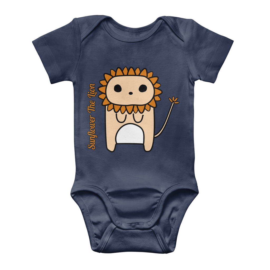 Sunflower the Lion - Classic Baby Bodysuit