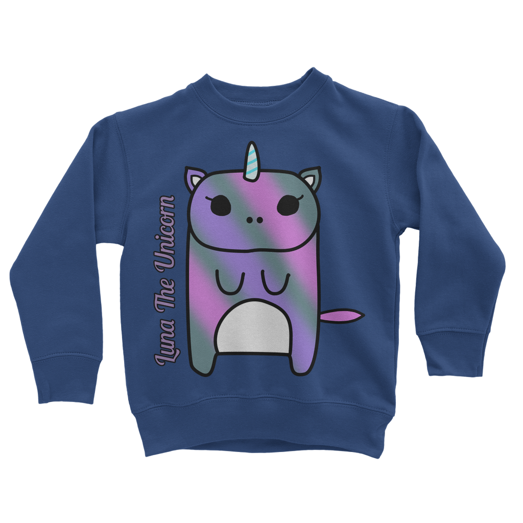 Luna The Unicorn - Classic Kids Sweatshirt