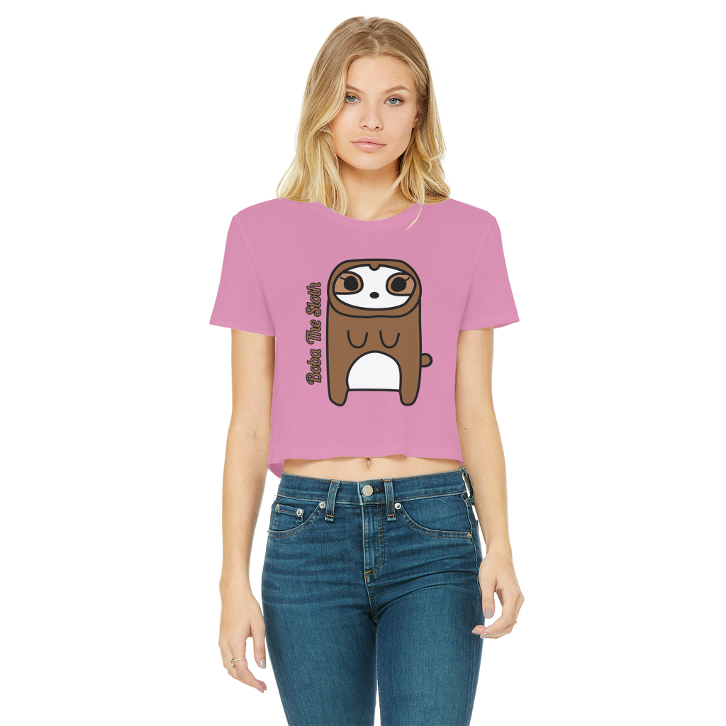 Boba The Sloth - Women's Cropped Top