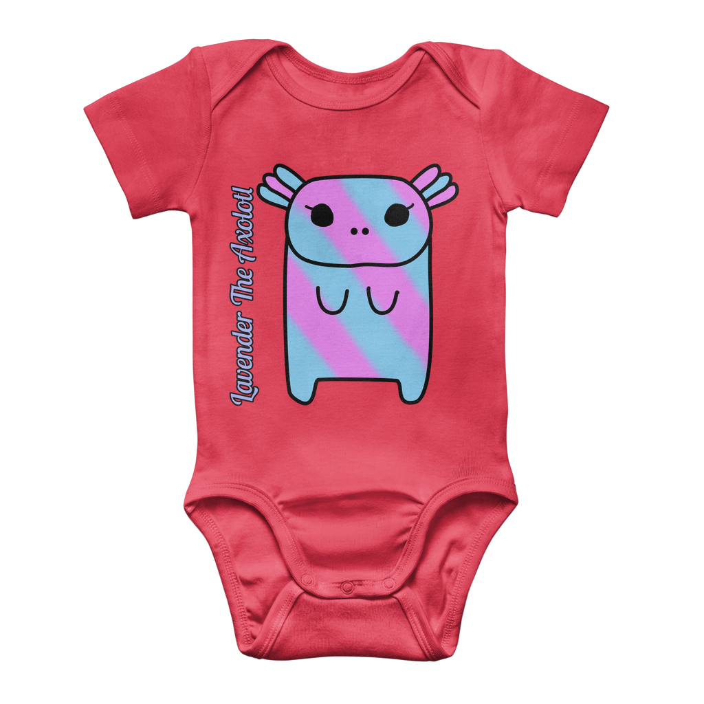 Lavender The Axolotl - Classic Baby Bodysuit