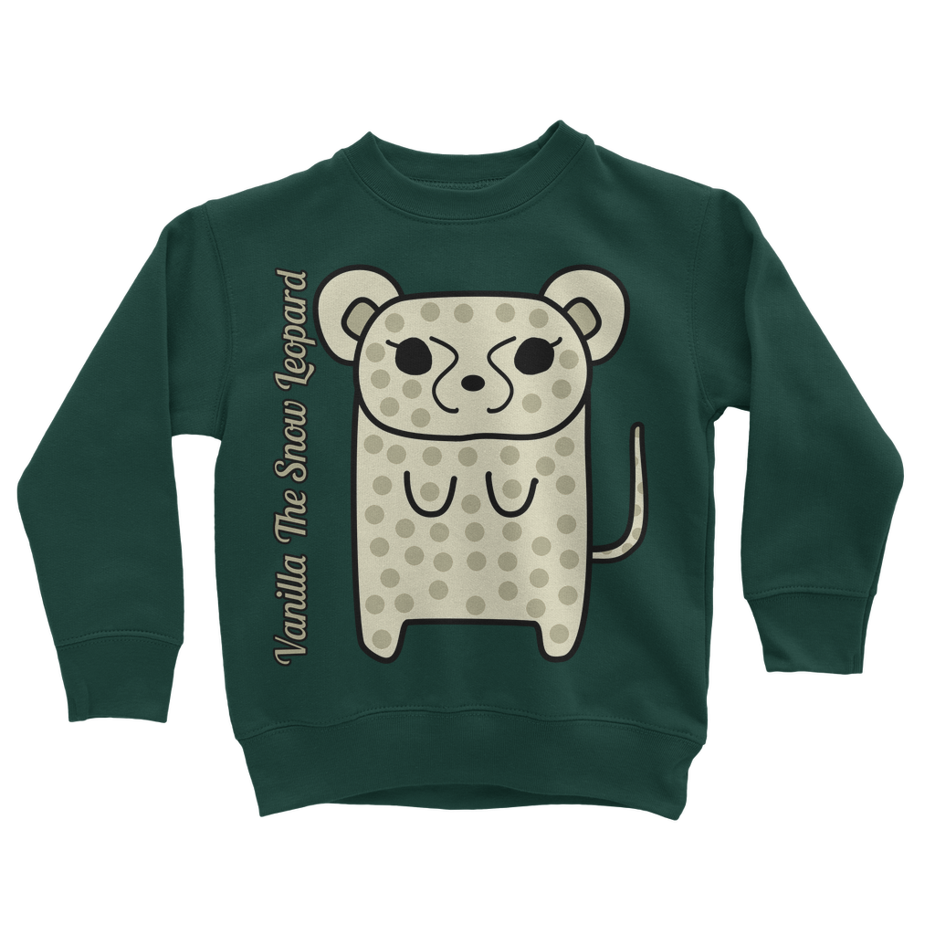 Vanilla The Snow Leopard - Classic Kids Sweatshirt