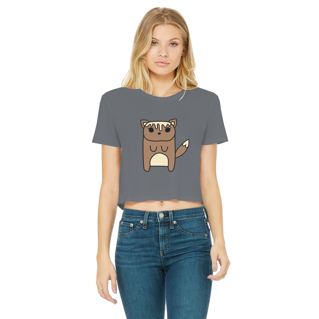 Almond Latte - Women's Cropped Top