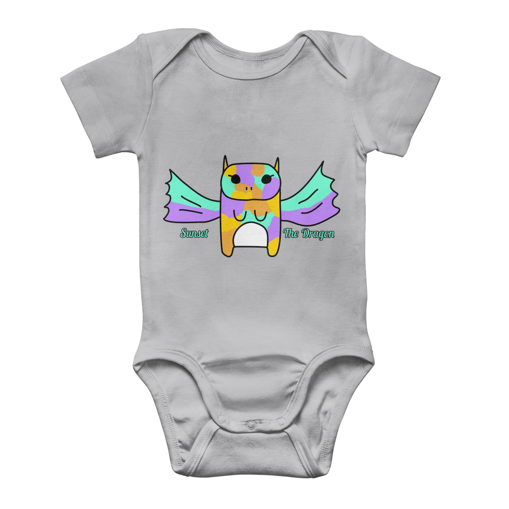 Sunset The Dragon - Classic Baby Bodysuit