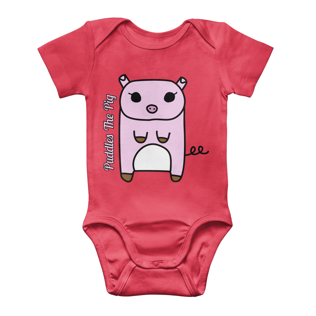 Puddles The Pig - Classic Baby Bodysuit