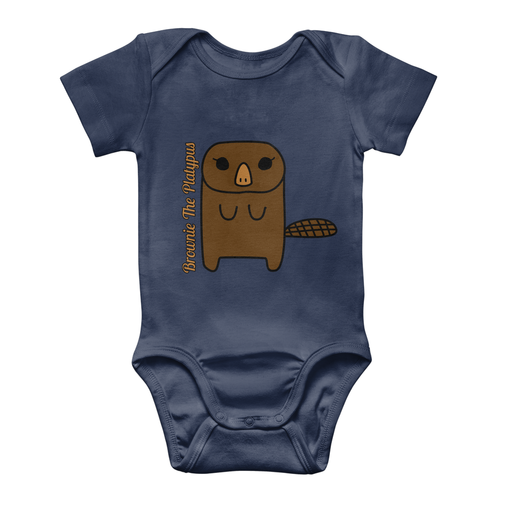 Brownie The Platypus - Classic Baby Bodysuit