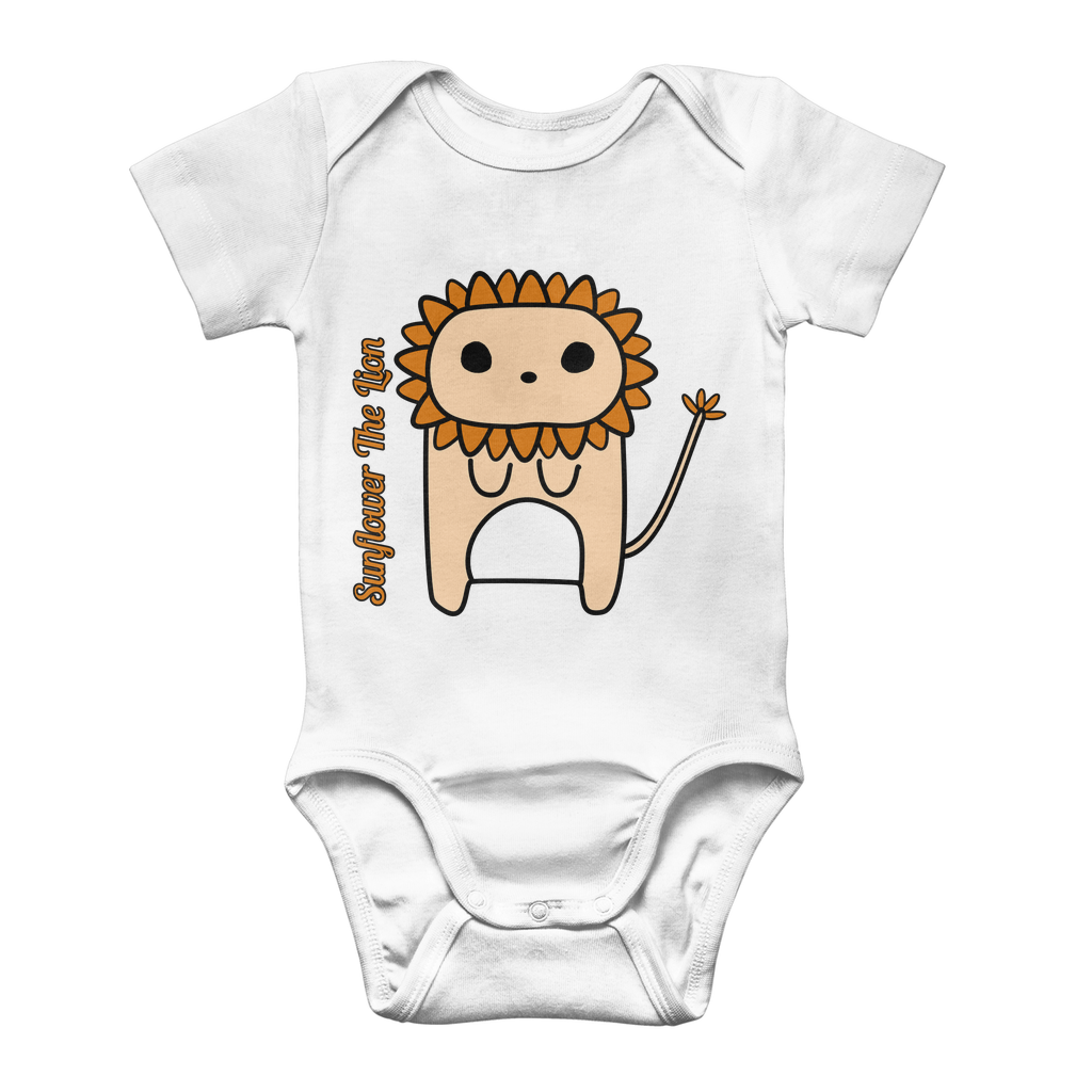 Sunflower the Lion - Classic Baby Bodysuit