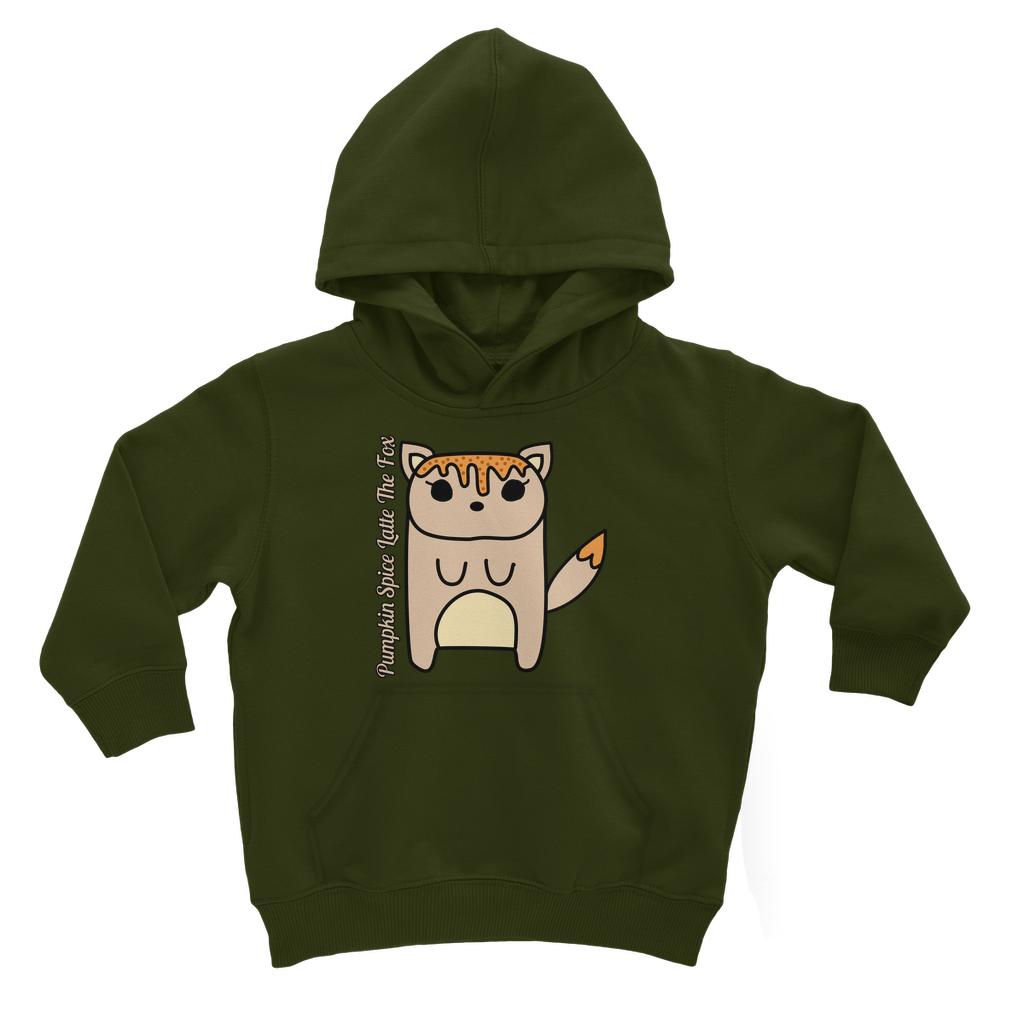 Pumpkin Spice Latte The Fox - Classic Kids Hoodie