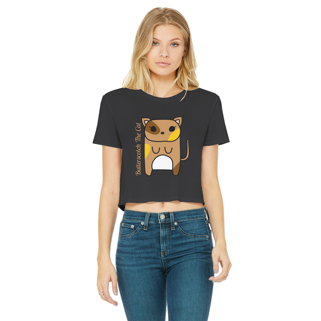 Butterscotch The Cat - Women's Cropped Top