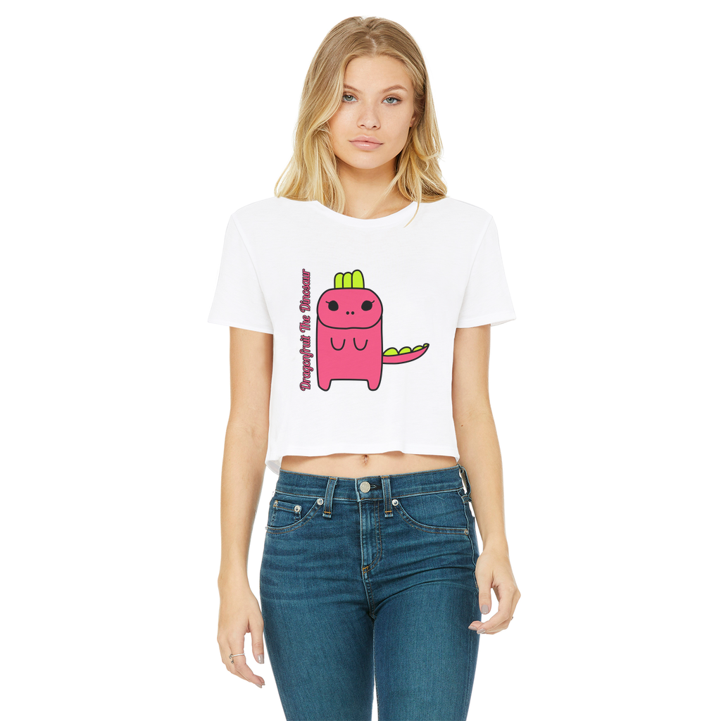 Dragonfruit The Dinosaur - Women's Cropped Top