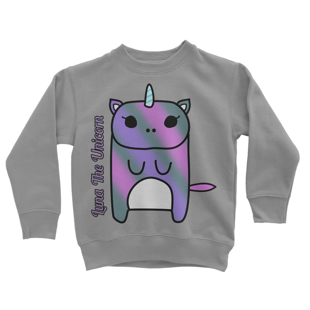 Luna The Unicorn - Classic Kids Sweatshirt