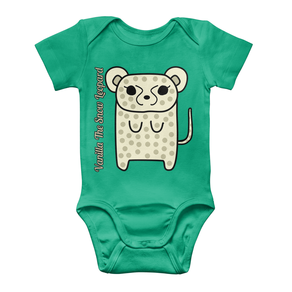 Vanilla The Snow Leopard - Classic Baby Bodysuit