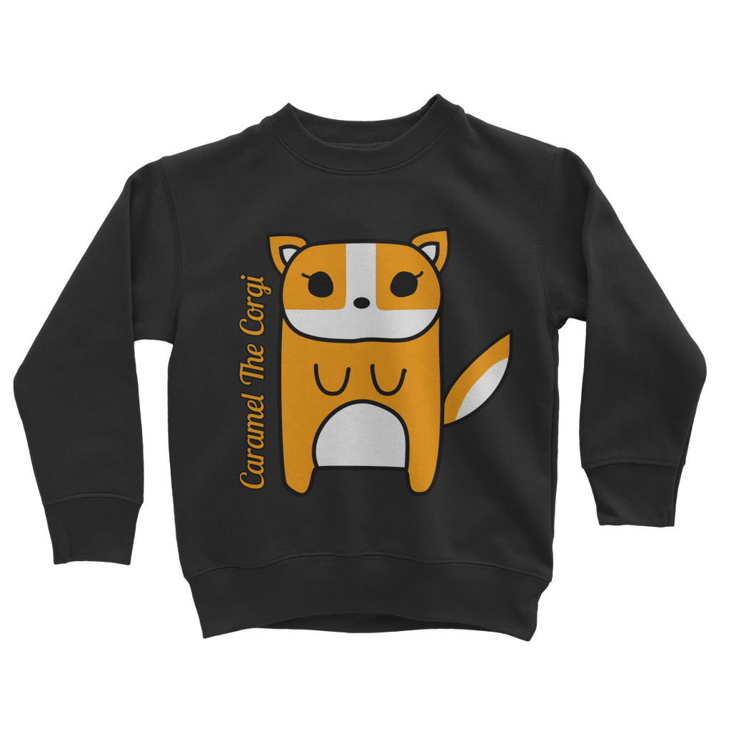 Caramel The Corgi - Classic Kids Sweatshirt