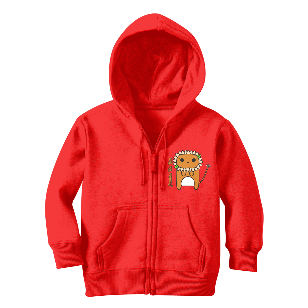 Jasmine The Lion - Classic Kids Zip Hoodie