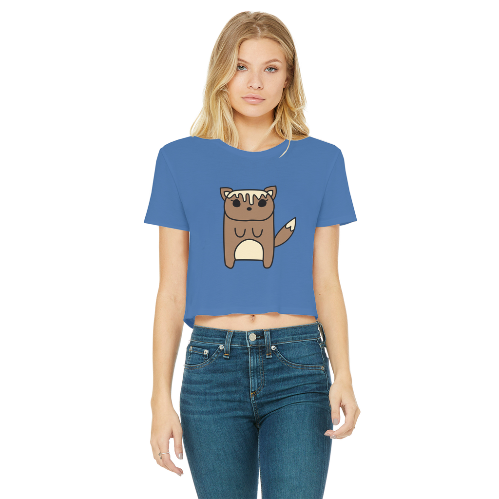 Almond Latte - Women's Cropped Top