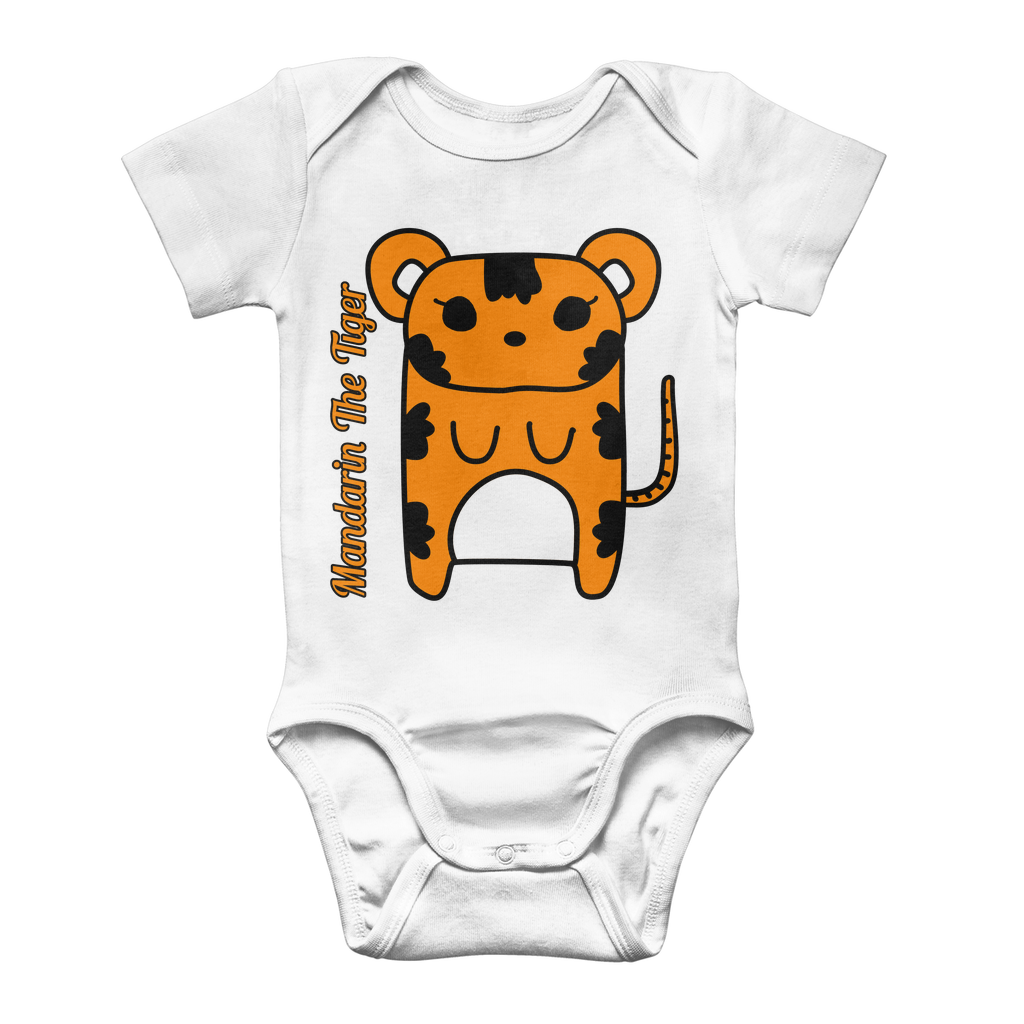 Mandarin The Tiger - Classic Baby Bodysuit