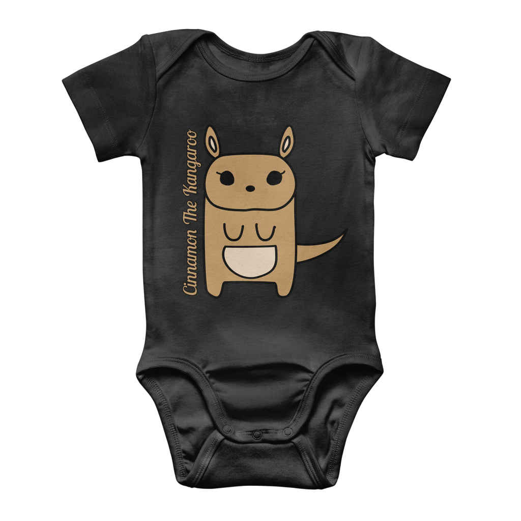 Cinnamon The Kangaroo - Classic Baby Bodysuit