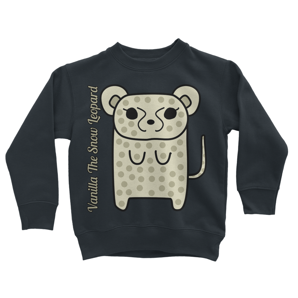 Vanilla The Snow Leopard - Classic Kids Sweatshirt