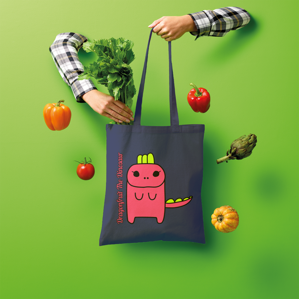 Dragonfruit The Dinosaur - Shopper Tote Bag