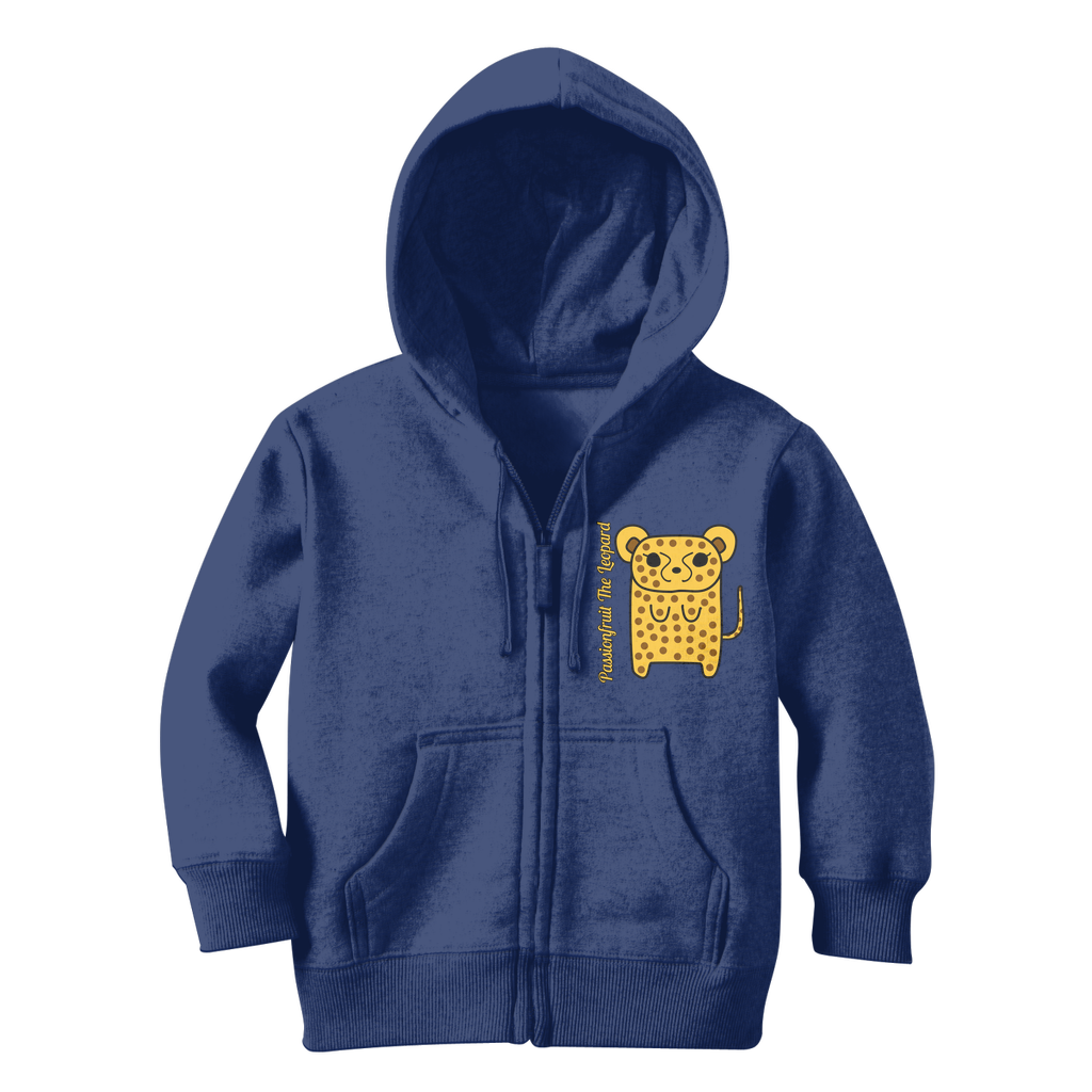 Passionfruit The Leopard - Classic Kids Zip Hoodie