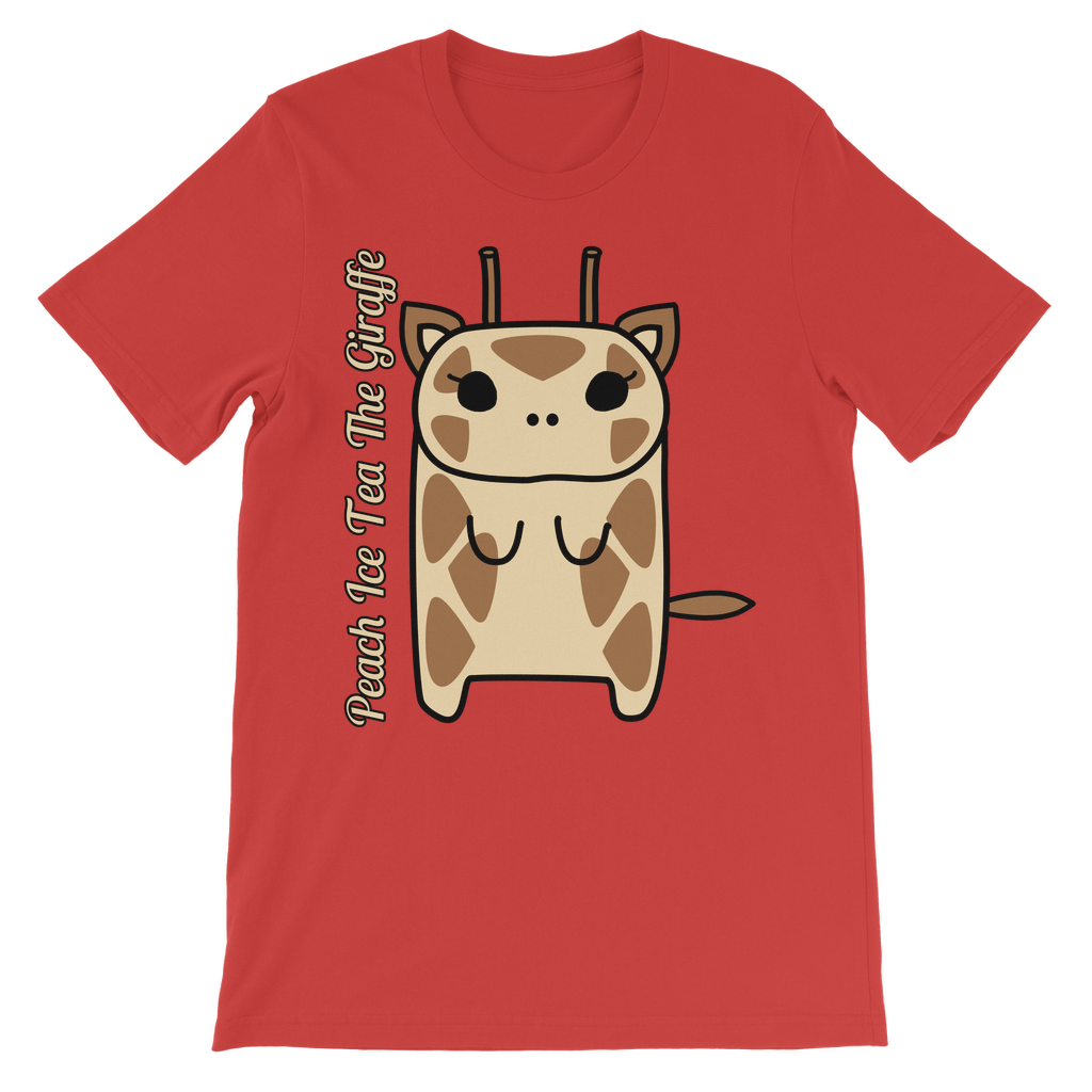 Peach Ice Tea The Giraffe - Premium Kids T-Shirt