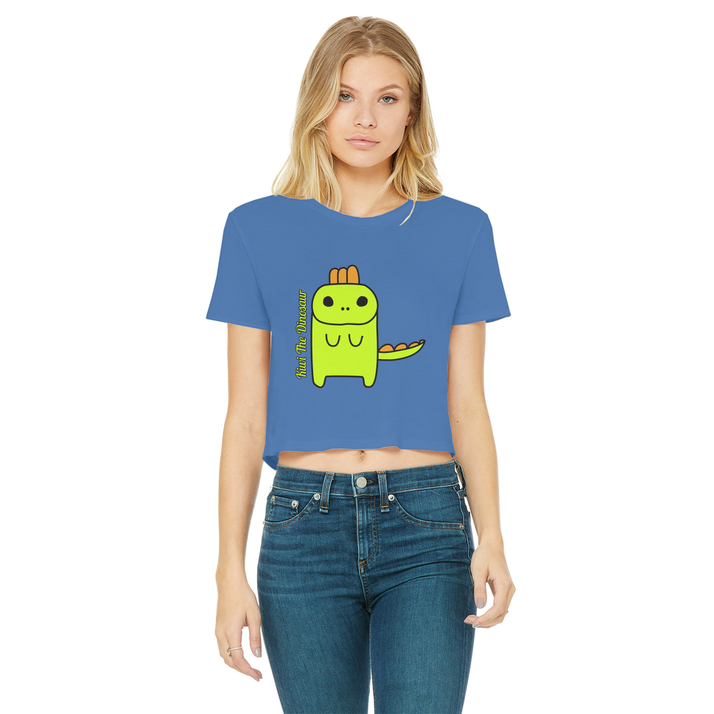 Kiwi The Dinosaur - Women's Cropped Top