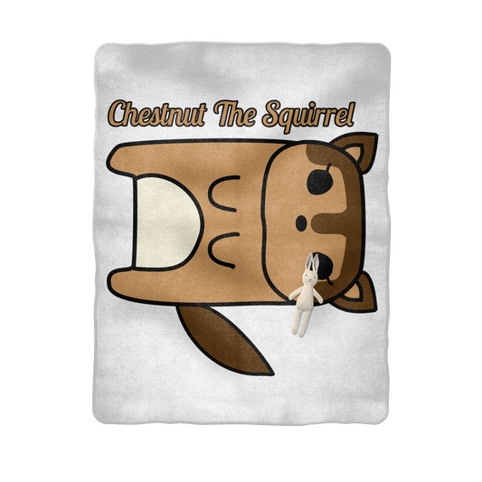 Chestnut The Squirrel - Baby Blanket