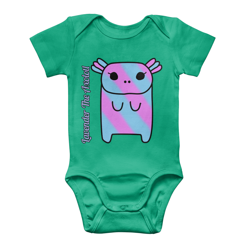 Lavender The Axolotl - Classic Baby Bodysuit