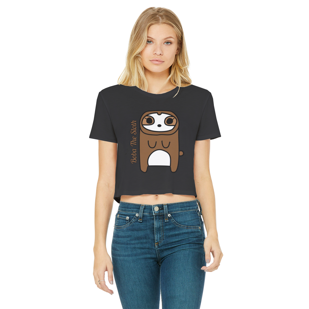 Boba The Sloth - Women's Cropped Top