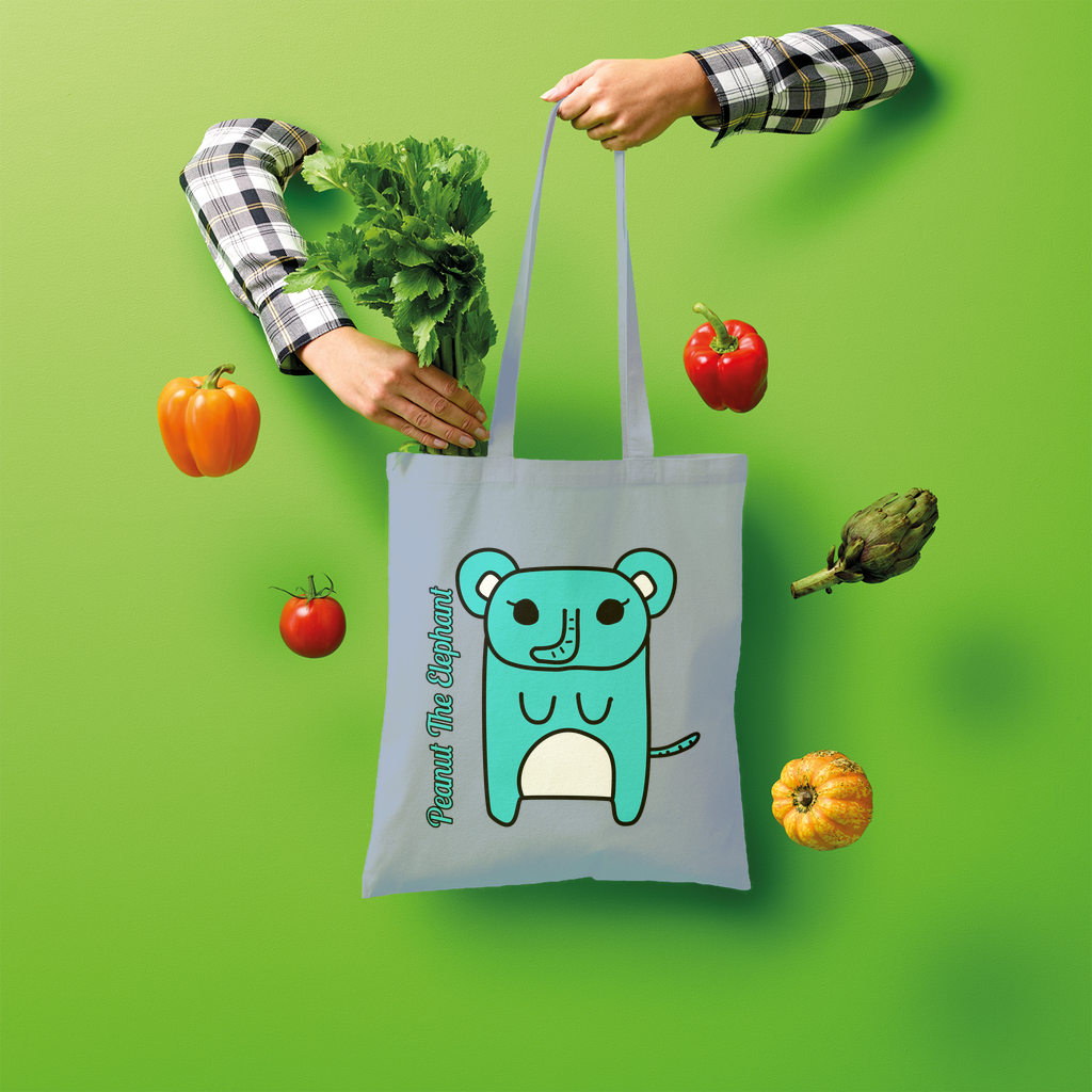 Peanut The Elephant - Shopper Tote Bag