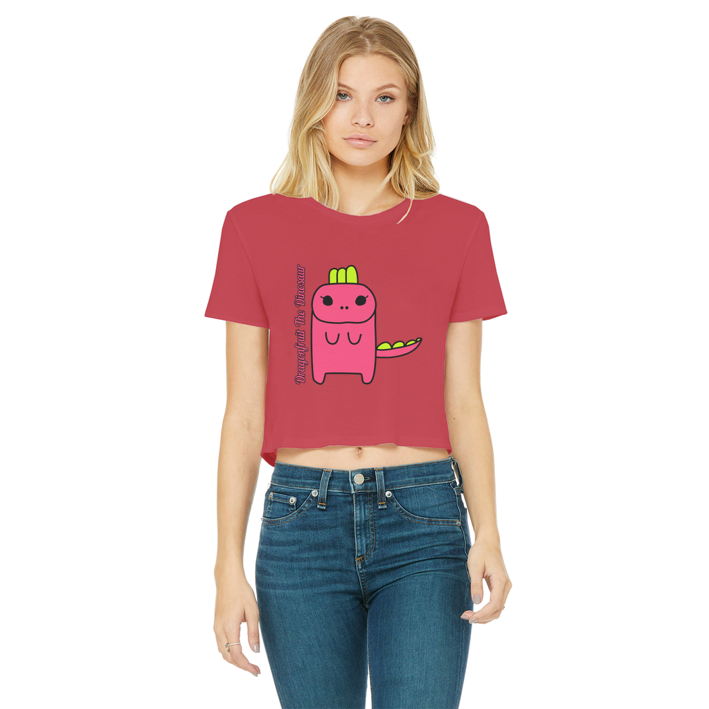 Dragonfruit The Dinosaur - Women's Cropped Top