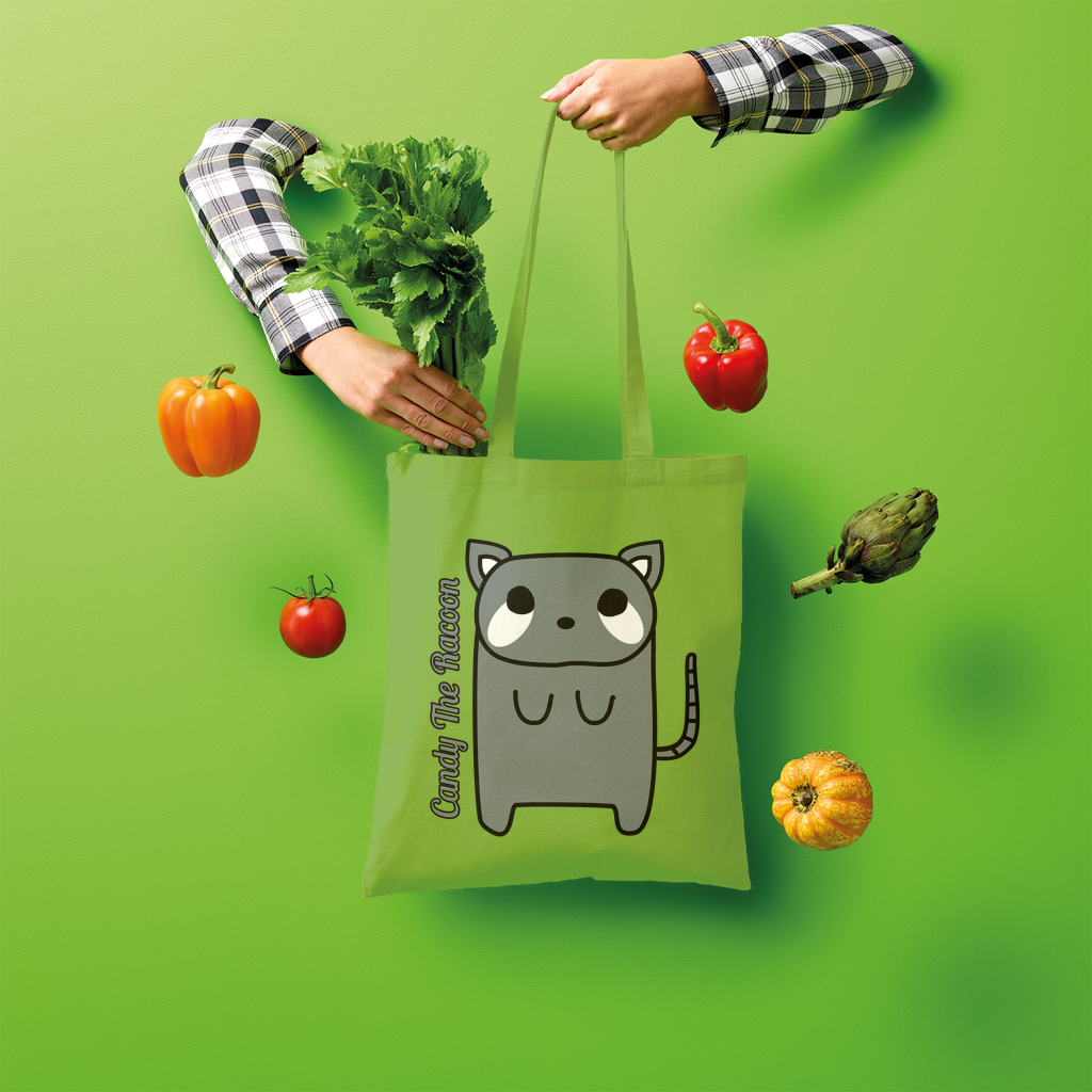 Candy The Racoon - Shopper Tote Bag