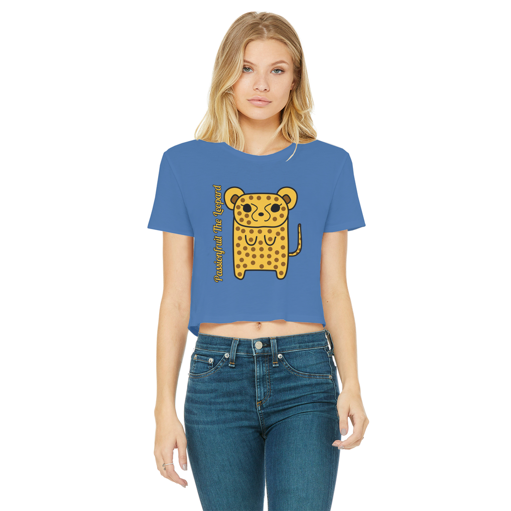 Passionfruit The Leopard - Women's Cropped Top