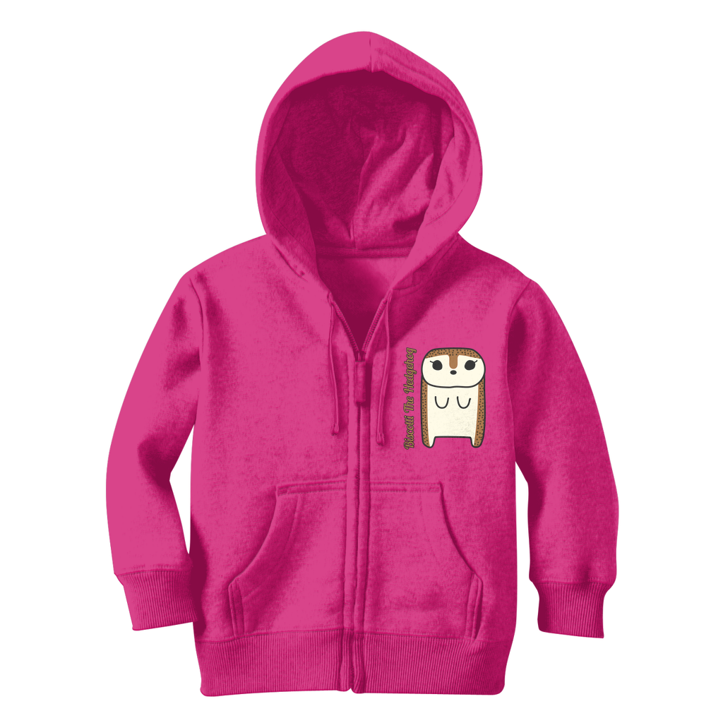 Biscotti The Hedgehog - Classic Kids Zip Hoodie