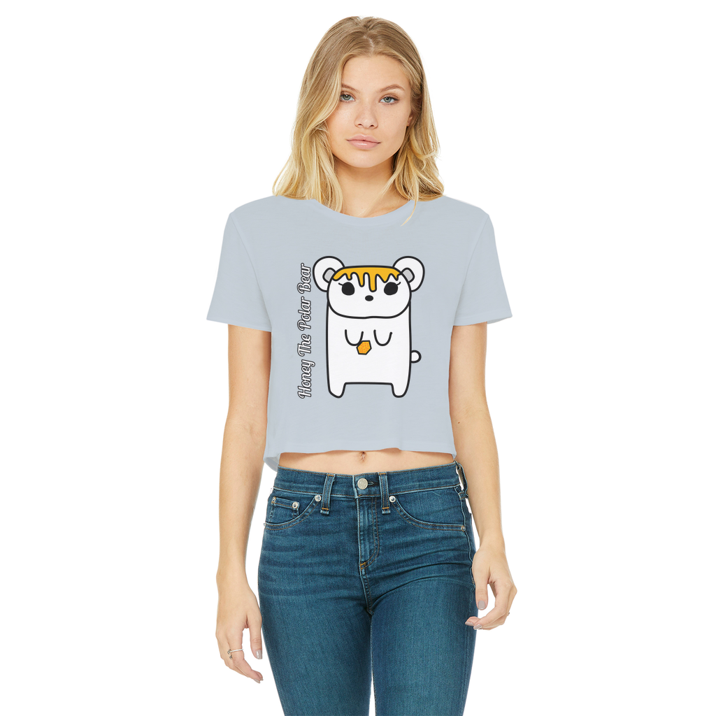 Honey The Polar Bear - Women's Cropped Top