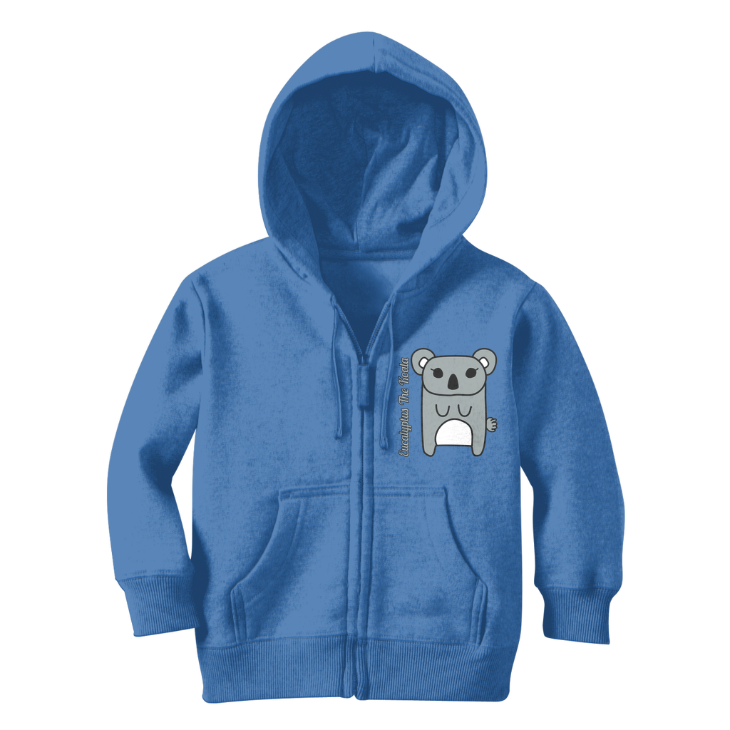 Eucalyptus The Koala - Classic Kids Zip Hoodie