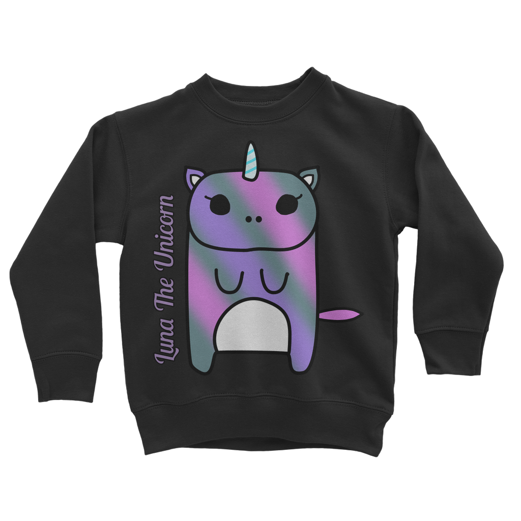 Luna The Unicorn - Classic Kids Sweatshirt