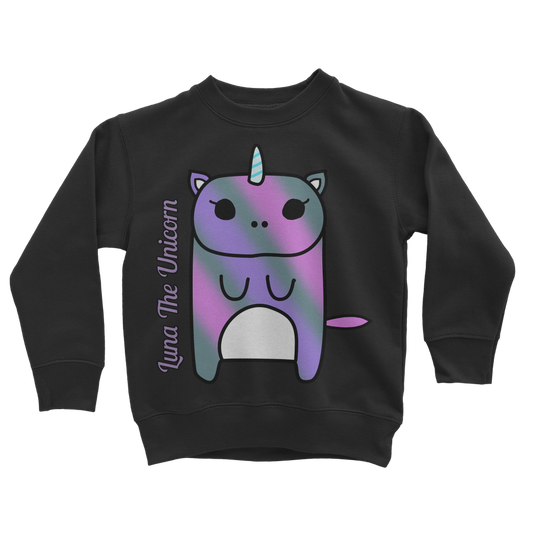 Luna The Unicorn - Classic Kids Sweatshirt