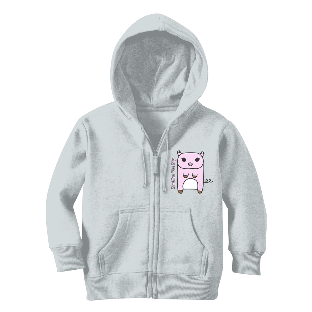 Puddles The Pig - Classic Kids Zip Hoodie