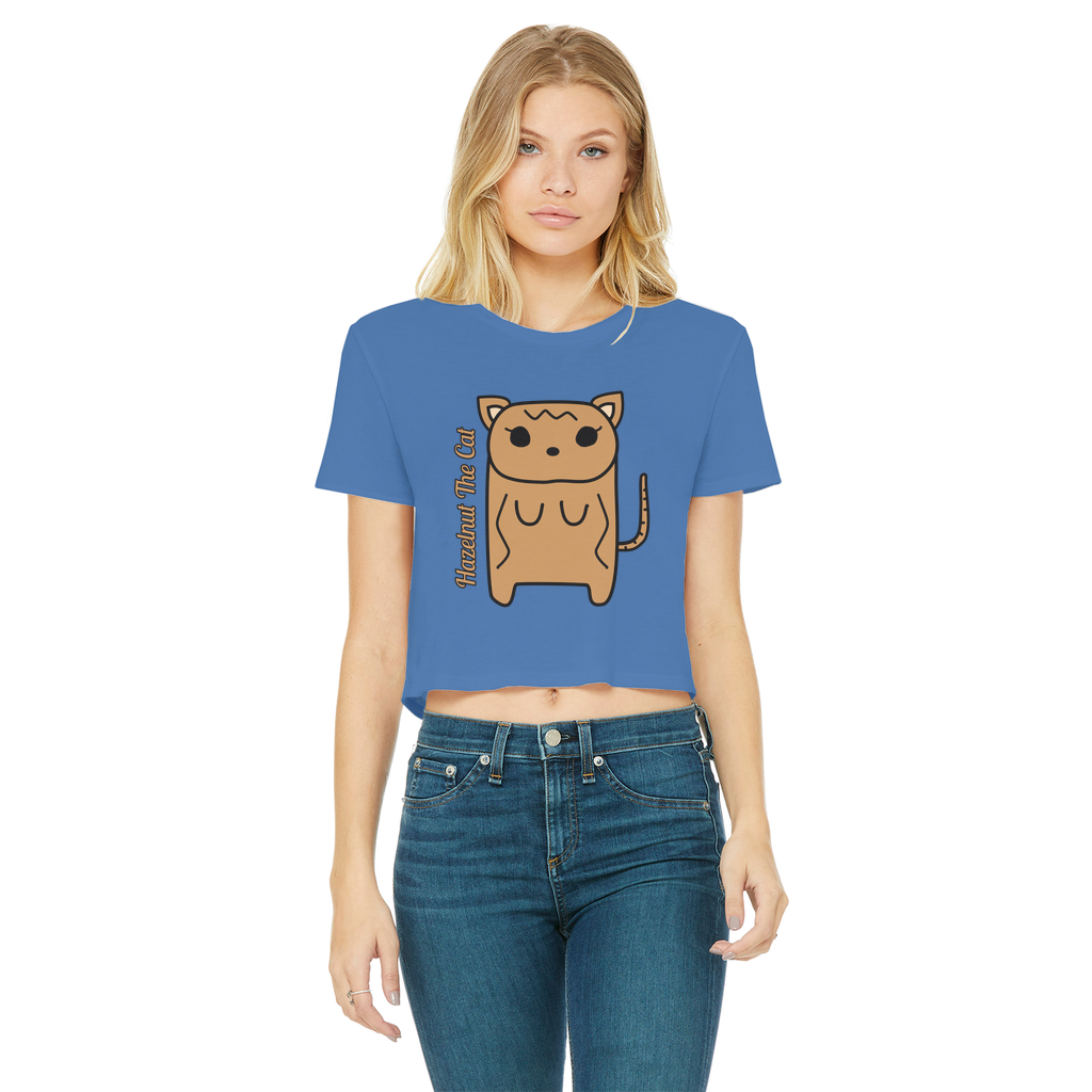 Hazelnut The Cat - Women's Cropped Top