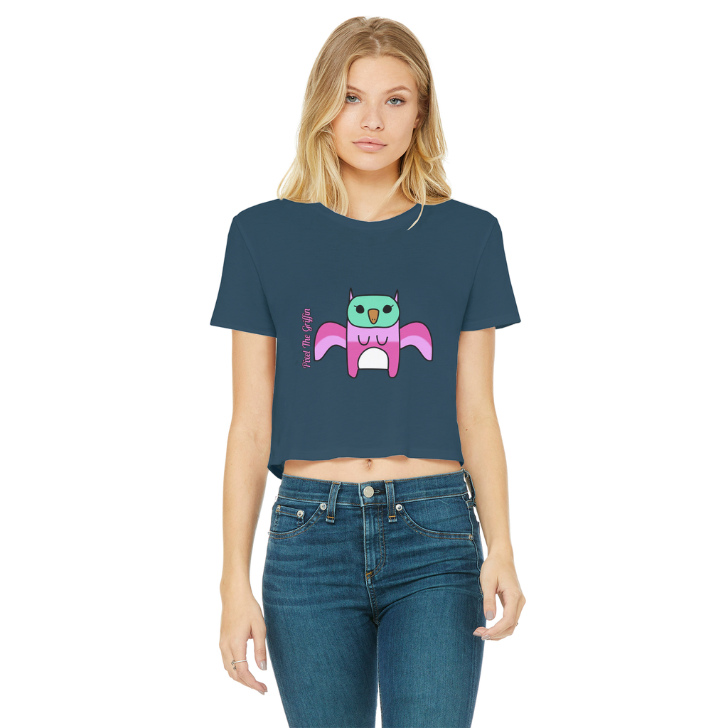 Pixel The Griffin - Women's Cropped Top