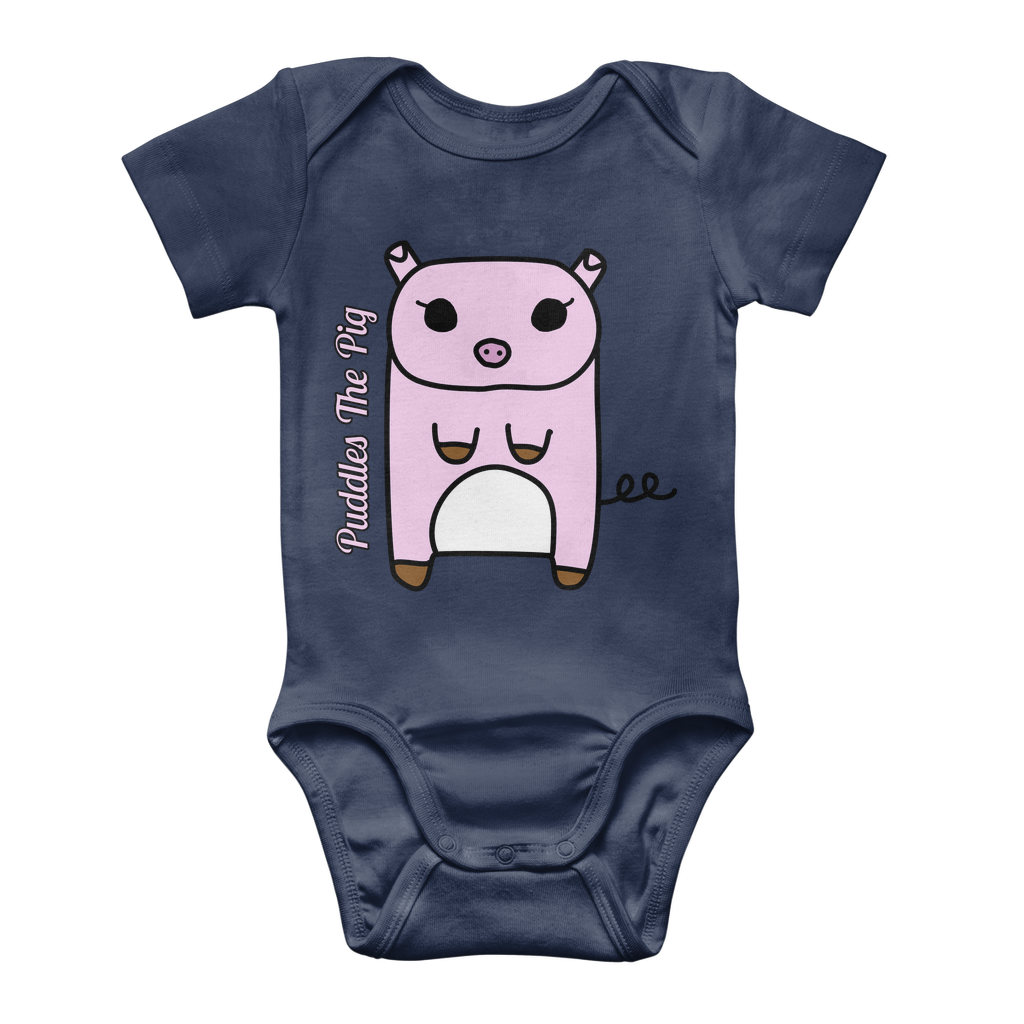 Puddles The Pig - Classic Baby Bodysuit