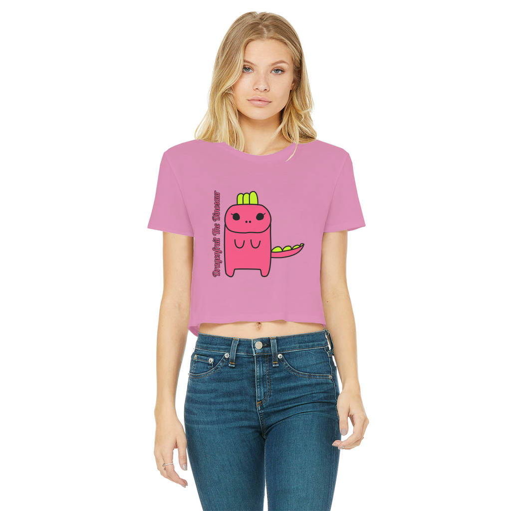 Dragonfruit The Dinosaur - Women's Cropped Top