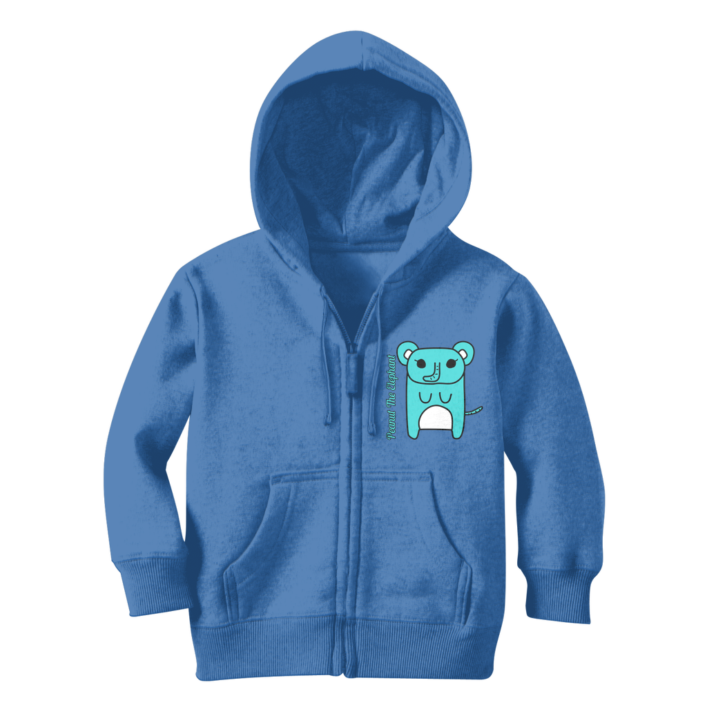 Peanut The Elephant - Classic Kids Zip Hoodie