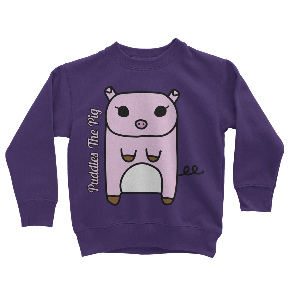 Puddles The Pig - Classic Kids Sweatshirt