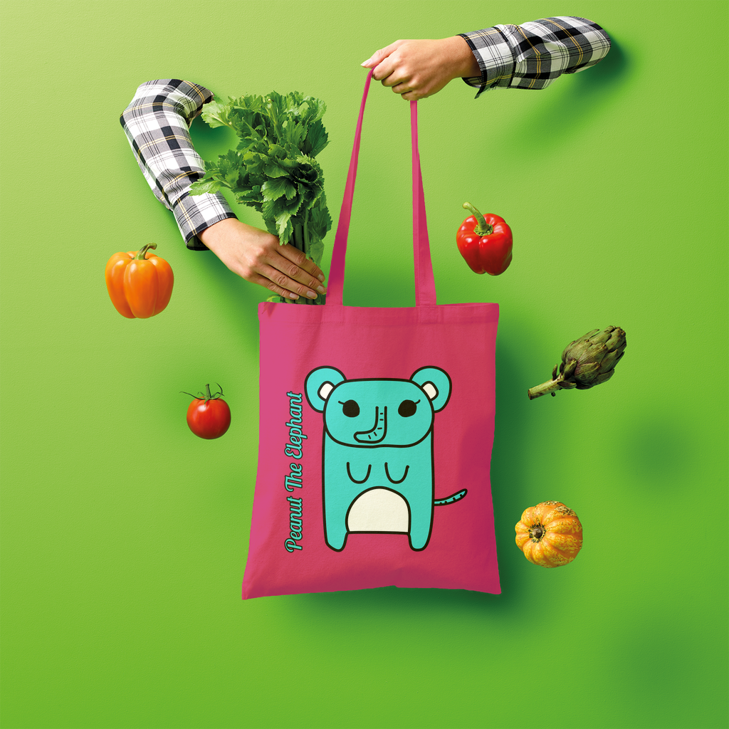 Peanut The Elephant - Shopper Tote Bag